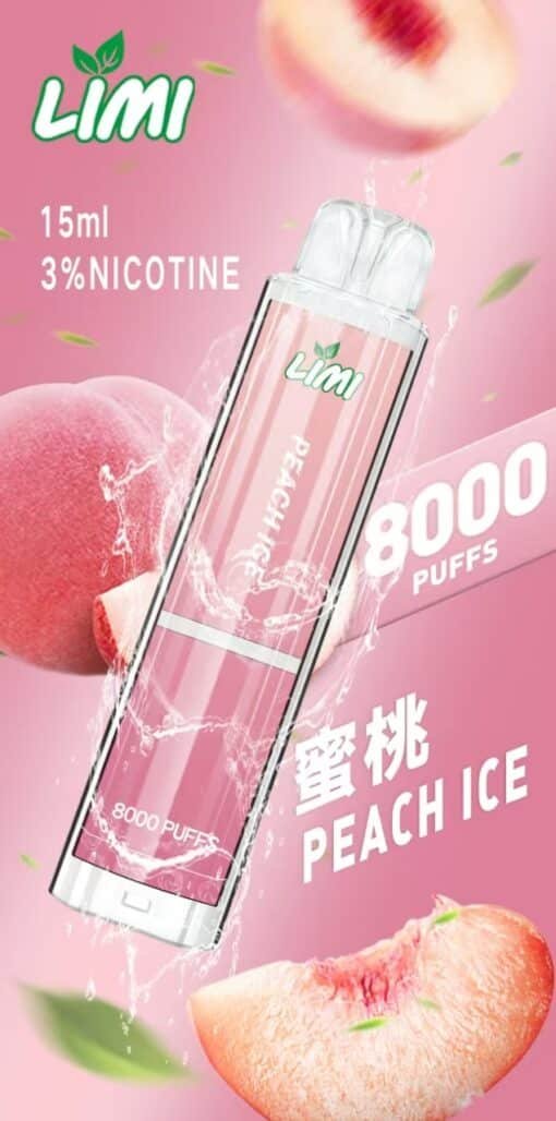 LIMI 8000口 發光拋棄式電子煙 台灣電子煙批發：圖片 5